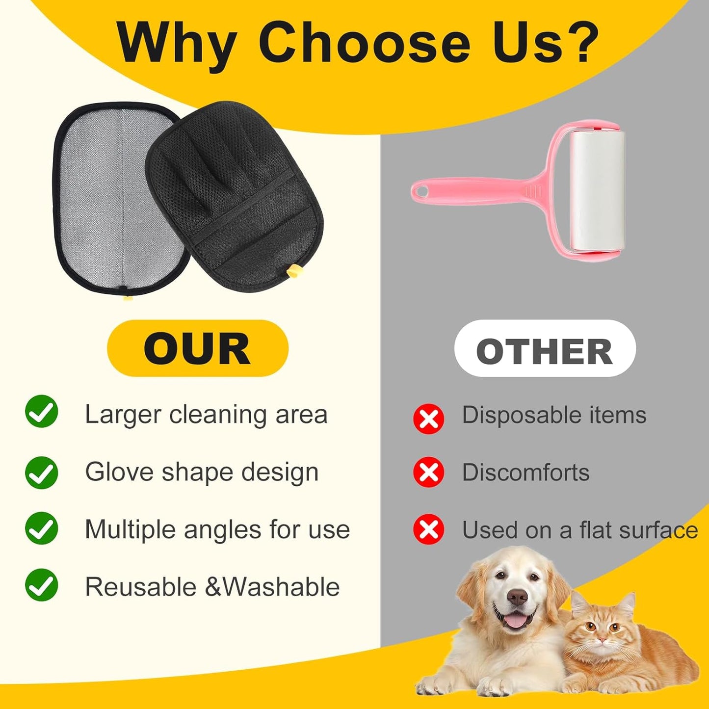 Pet Hair Remover Gloves™